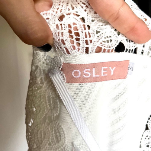 Osley top size S used, white