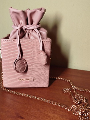 Γυναικείο τσαντάκι Dusty Pink fashion - jc σε άριστη κατάσταση