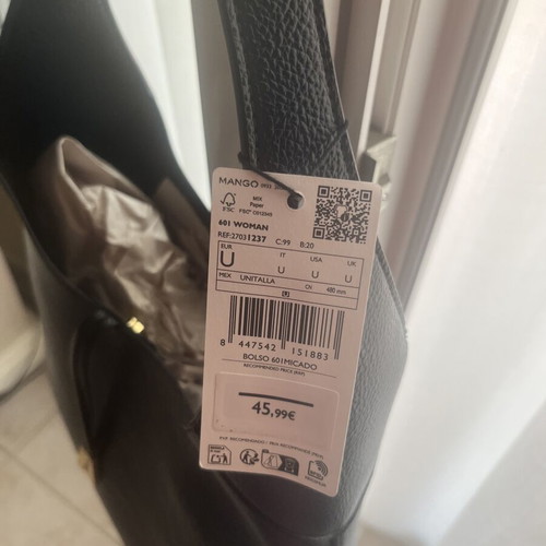 Mango shoulder bag black, new with tag