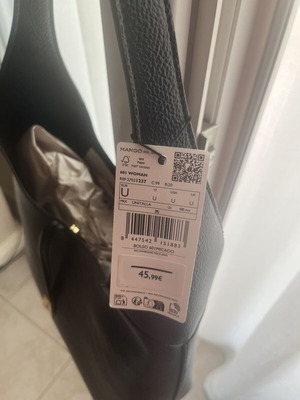 Mango shoulder bag black, new with tag