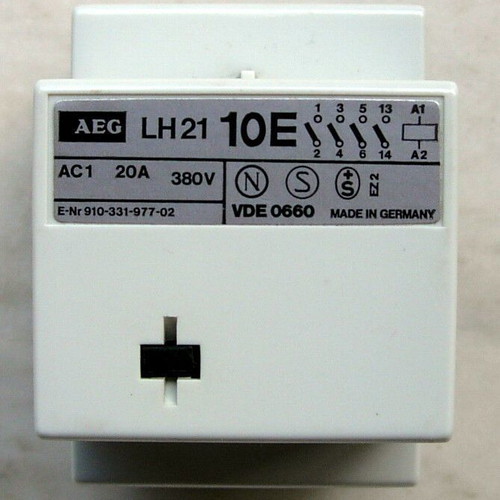 AEG LH21 Three-Phase Power Rail Relay used 13.8KW 230V 20A