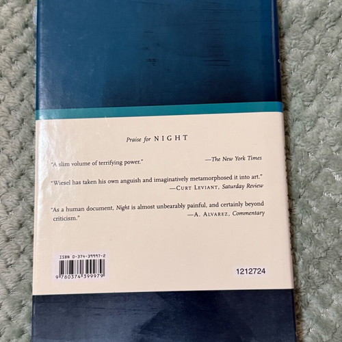 Night book like new, English