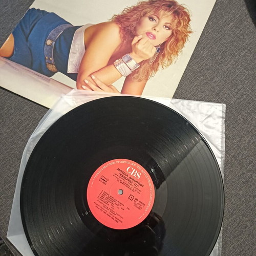Vinyl record used, Angela Dimitriou era