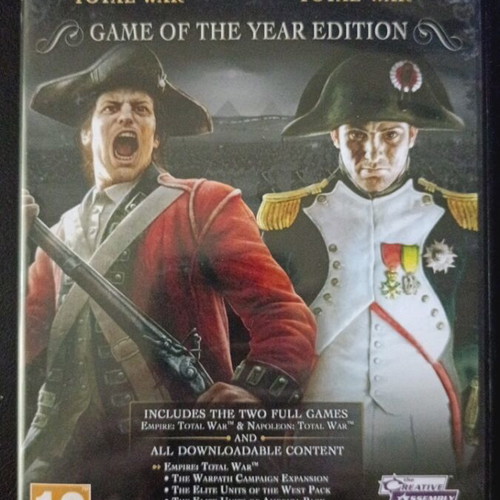 Empire Total War Napoleon Total War PC game used, Game of the Year edition