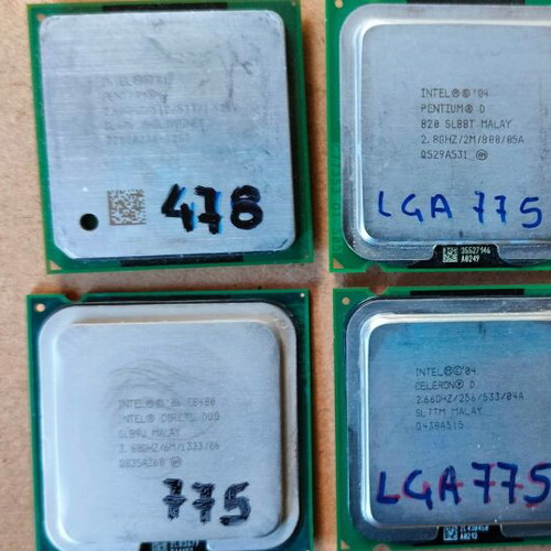 Intel processors for Desktop PC used, tested and functional