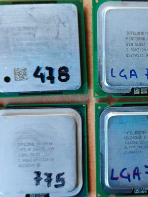 Intel processors for Desktop PC used, tested and functional