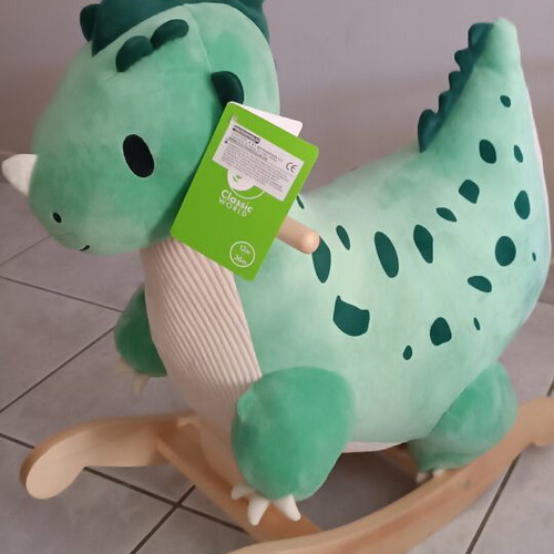 Classic World Wooden Rocking Dinosaur New