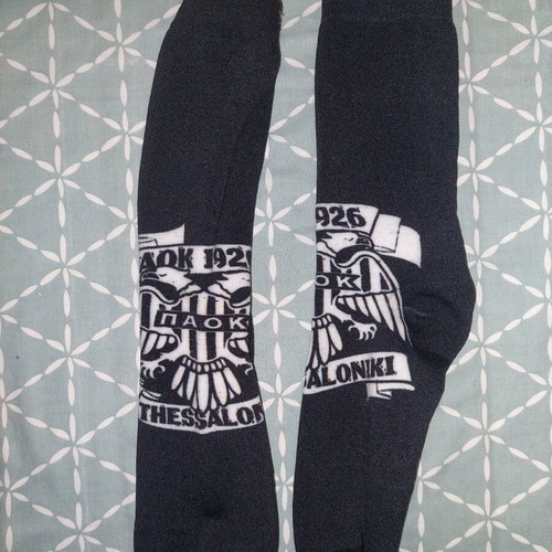 PAOK socks new, size 36-44, polyester