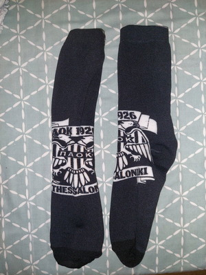 PAOK socks new, size 36-44, polyester