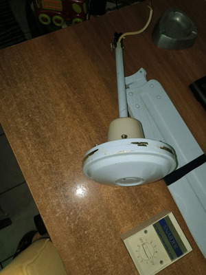 Ceiling fan from 1990 like new, iron