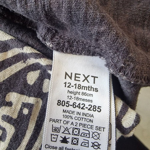 Next boys' set like new, size 12-18 months