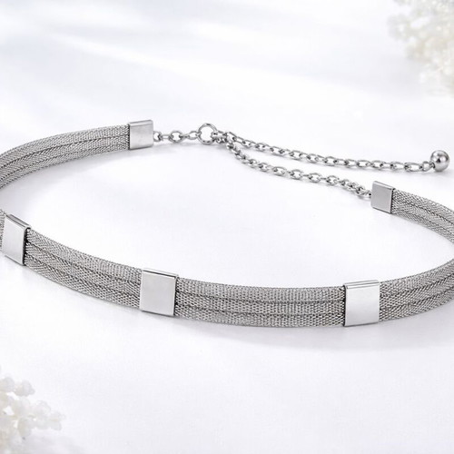 Silver 925 L.Brooks choker new, plated