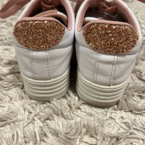 Mairiboo pink sneakers with rhinestones like new, women's casual shoes