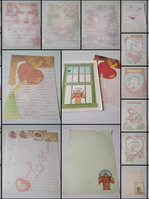 Vintage stationery collection pack used