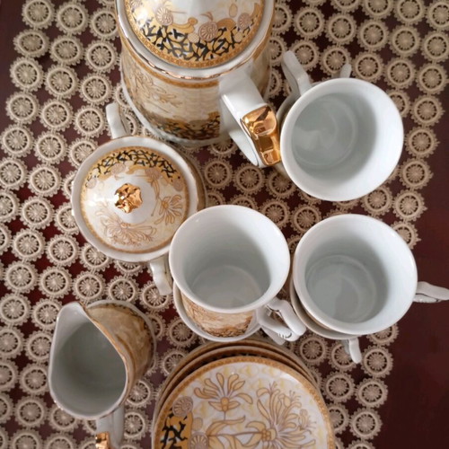 Vintage ceramic coffee set new