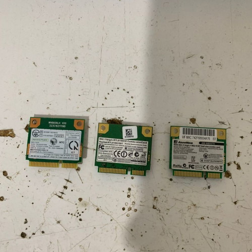 Realtek RTL8188CE miniPCI WLAN BT half used, pack of 2