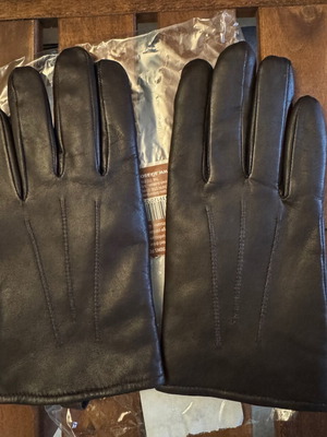Leather gloves M&S with Thinsulate technology, men's size M, new