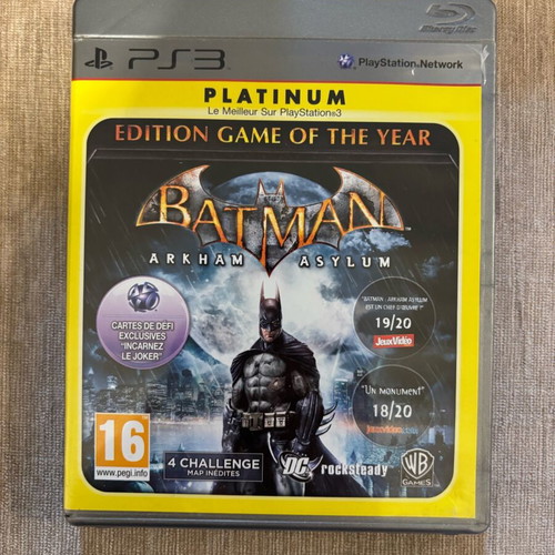 Batman Arkham Asylum Game of the Year Edition PlayStation 3 used complete