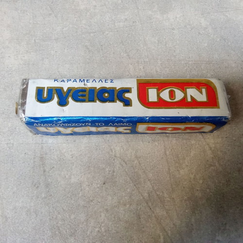 Ion Health Candy collectible rare packaging 1970s 1980s used