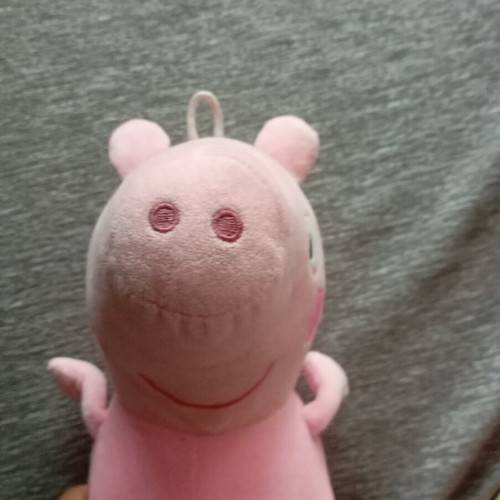 Peppa Pig plush soft toy with hanging cord