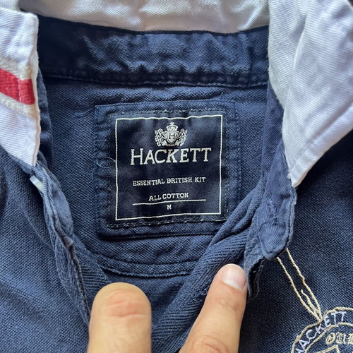 Polo Hackett London shirt like new, blue, size M