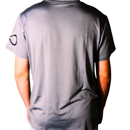Legendary T-shirt grey size L, new, polyester-spandex blend