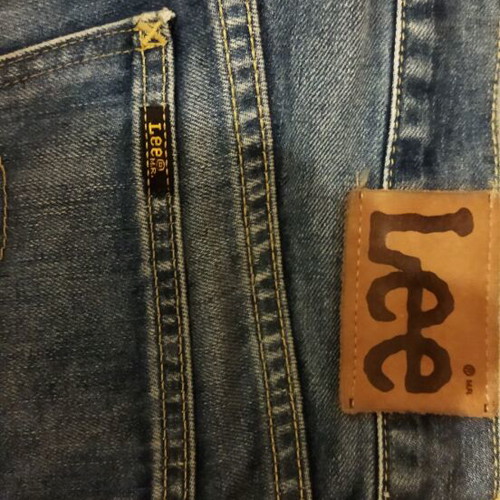 Lee men's pants used, size W30-36, blue