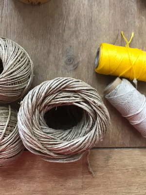 Set of 5 Twine and Thread Rolls for DIY and Crafts, New