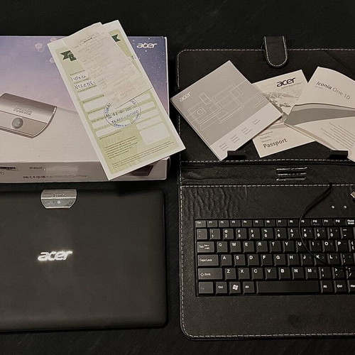 Acer Iconia One 10 tablet with keyboard case