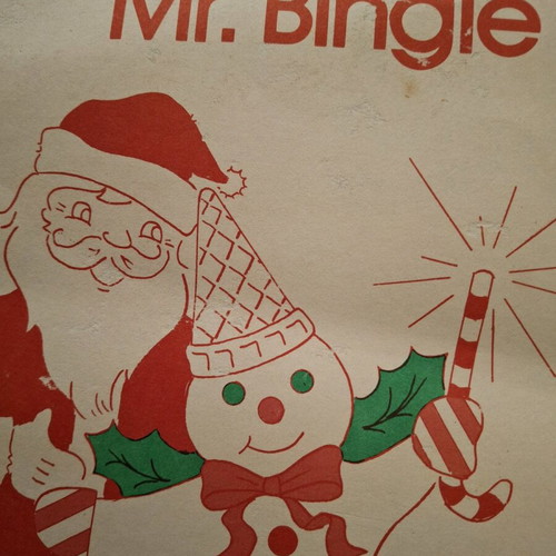 Mr. Bingle Maison Blanche like new Christmas ornament