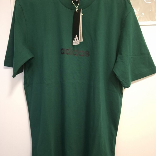 Panathinaikos BC Adidas Essentials Linear Single Jersey Tee new, authentic