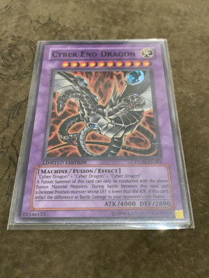 Cyber End Dragon μεταχειρισμένη αυθεντική κάρτα Yu-Gi-Oh