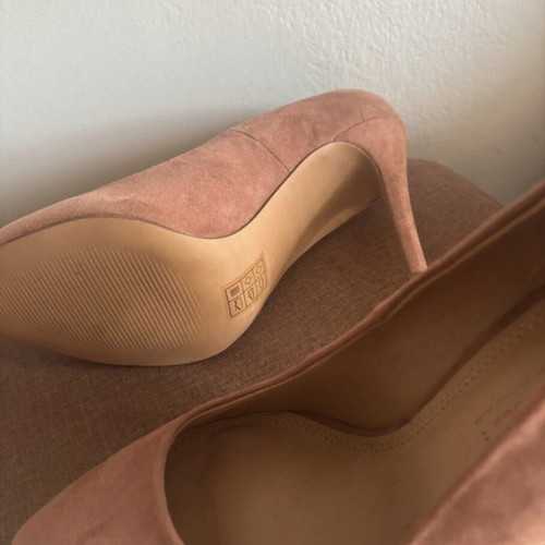 High heels beige suede brand new, 10cm heel, Asos design