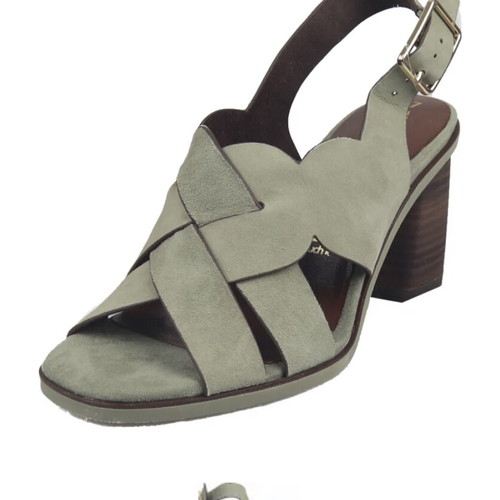 Tamaris leather sandals new, size 37, model LT Olive