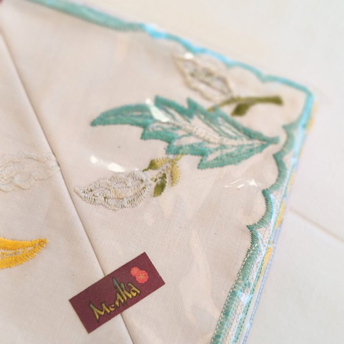 Menka Handkerchiefs vintage set of 24 deadstock 1995-96 original box