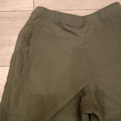 Adidas retro pants used, khaki streetwear utility style