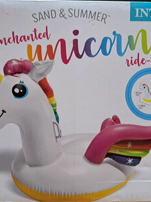 Intex Ride On Unicorn new