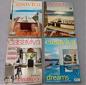 Περιοδικά casaviva ( 4 τεύχη )