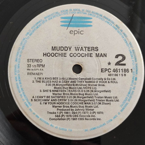 Muddy Waters Hoochie Coochie Man LP used, blues