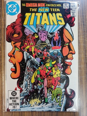 New Teen Titans κόμικ μεταχειρισμένο, 1980, αγγλικά