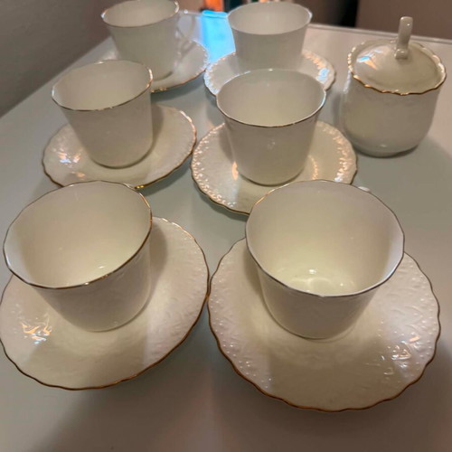 Rare vintage bone china set Ralitsa model like new