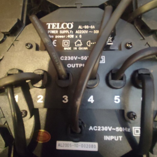 Telco Disco Light AL-98-6A sound activated like new