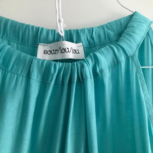Sour/lou/lou Maxi Dress turquoise new, one size