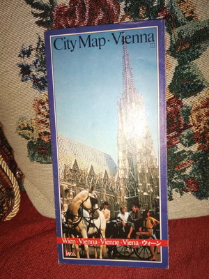 Vienna map used, at least 20 years old