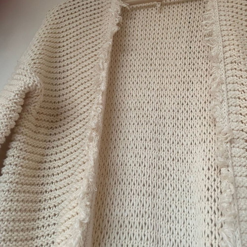 Free People Woodstock long cardigan like new, cotton