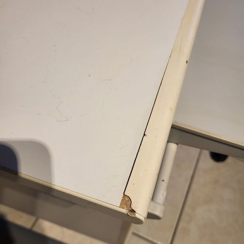 Computer desk Italian origin used with adjustable height and drawer