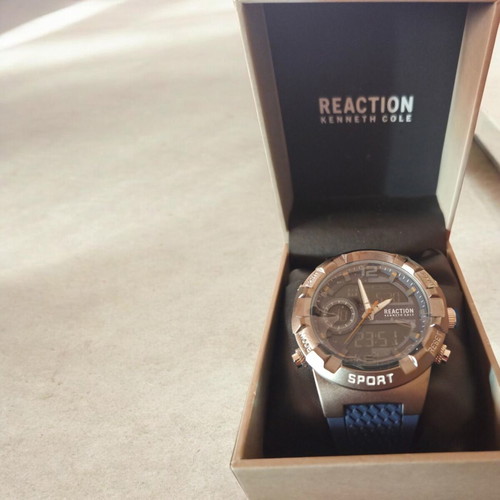 Reaction by Kenneth Cole men's watch new, beige