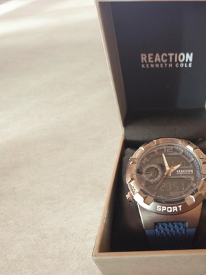 Reaction by Kenneth Cole men's watch new, beige
