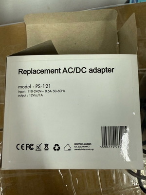 12V adapter new unused