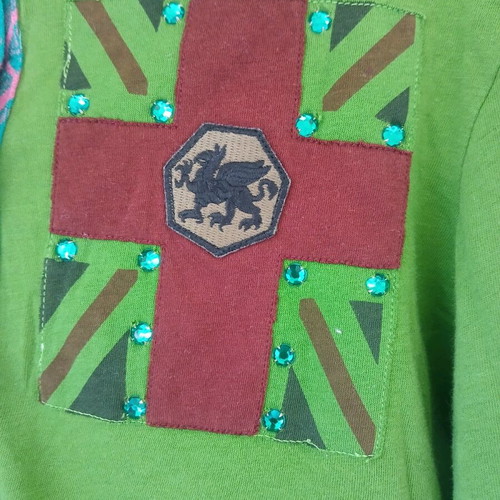 Custo Barcelona cardigan with unique multicolor design